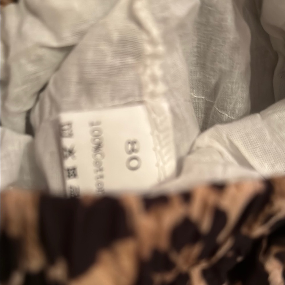 NWOT Baby Girls Blue Jean Look Shirt with Long Sleeves with leopard skirt! - Picture 2 of 5